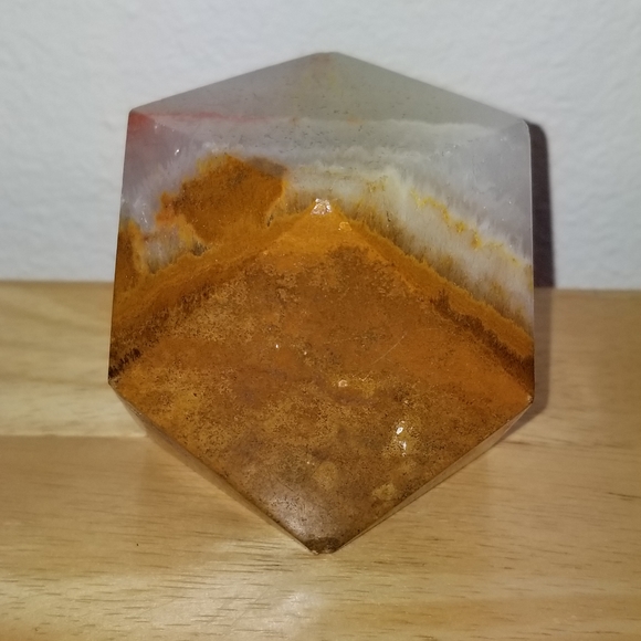 #1143 Rare Collectible Real Agate Paper Weight - Picture 5 of 15